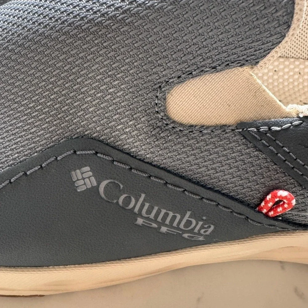 Columbia PFG Mens Bahama Vent Loco Relaxed II Slip On Boat Shoes Gray 11